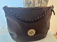 Mulberry Daria Brown Leather Hobo Bag - Shoulder Tote Bag
