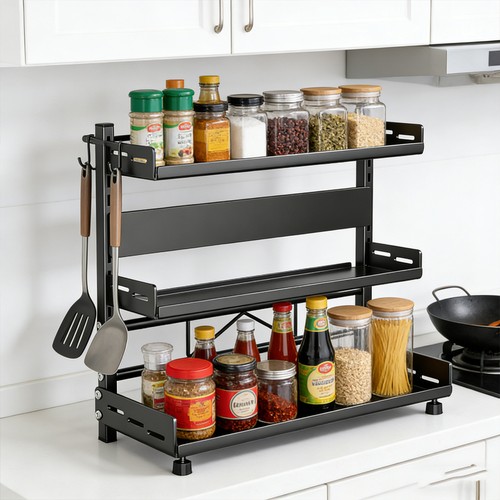Tier spice rack organizer - tier,