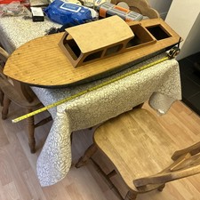 Wooden Rc Boat 90cm Long 23