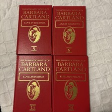 The Romantic Novels Of Barbara Cartland c1986  Set Of Three Hardback
