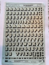 1 x Letraset Letragraphica