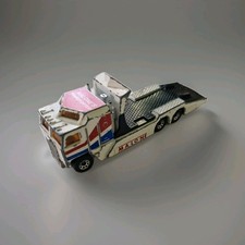Matchbox Kenworth Cabover Racing Transporter, Malone, 5" Die Cast, Rare. 1983.