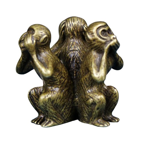 Classic golden copper monkey - golden,