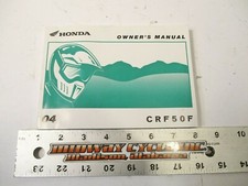 HONDA 04 2004 CRF50F OWNERS MANUAL PAPER BOOK CRF50 CRF 50 00X31-GEL-6400 kc