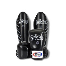 Fairtex Sparring Set BGV1 Gloves MMA Muay Thai Kickboxing Boxing SP5 Shin Pads
