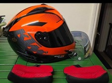 KTM Shark Race R Pro Size Large Motorcycle Helmet Full Face Crash Helmet