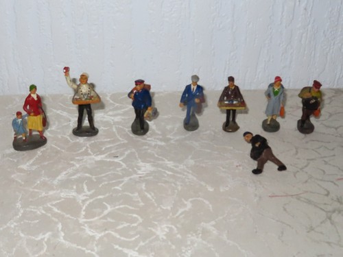 Elastolin train figures lot - train,