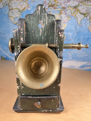 Antique brass mortar bowl - bowl, &