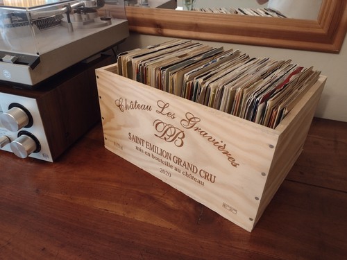 Vinyl record storage box - storage,
