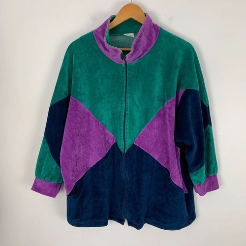 Vintage velour velvet - velvet, full
