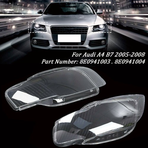 Pair headlight lens cover - lens,
