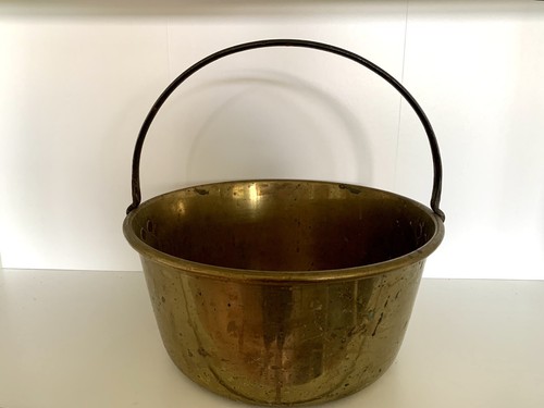 Brass jam pan - jam, handles