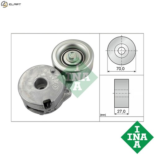 Belt tensioner vribbed - belt,
