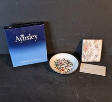 Aynsley Pembroke Fine Bone China Sweet Dish 4.5 Inch Diameter In Original Box