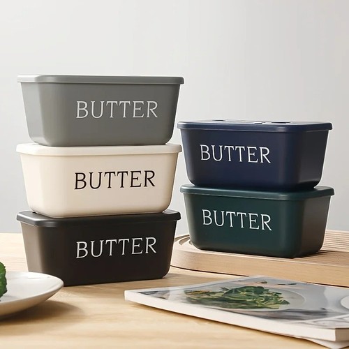 Butter dish box - butter, tray