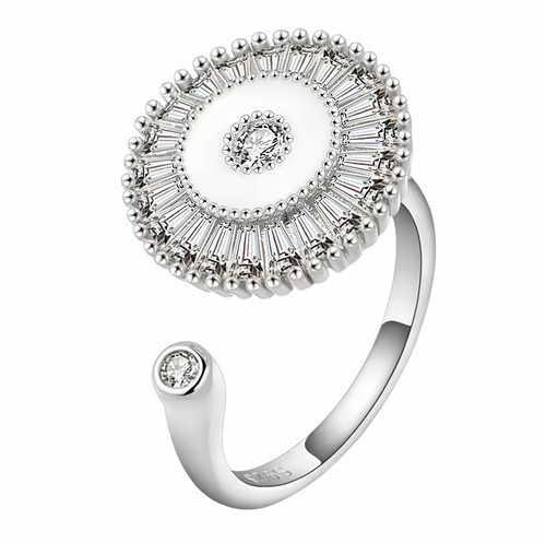 Rotatable spin ring - ring, halo