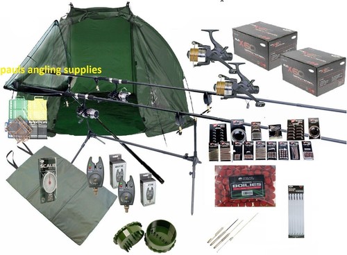 Mega carp fishing set kit - mega,