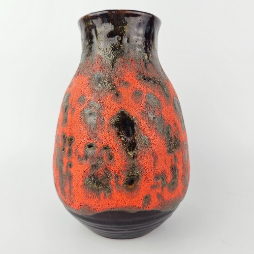 West german fat lava vase - west, by