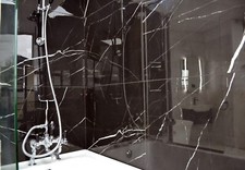 CUT SAMPLE Mira Black Marble