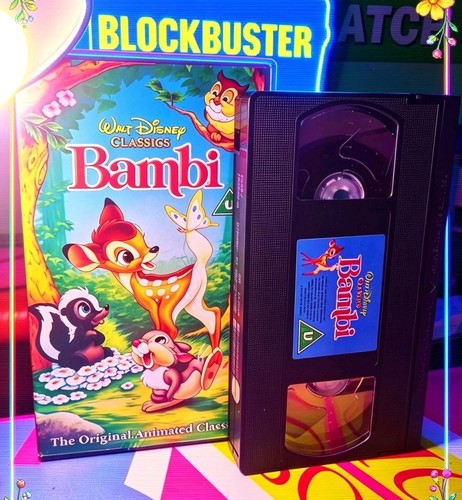Bambi vhs walt disney - vhs,