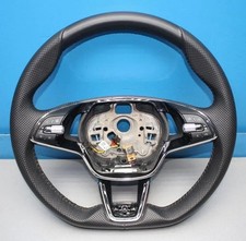 New Skoda Octavia IV 5E RS Sport Multifunction Leather Steering wheel Shifting f