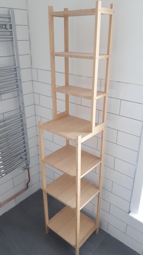 Ikea rågrund bamboo shelving - bamboo,