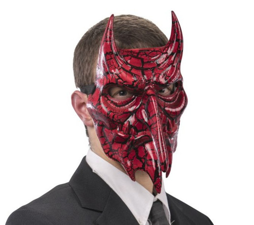 Red devil masquerade - red,