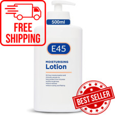 E45 Body Lotion Moisturising Lotion with Pump – Daily Moisturiser for Long-Lasti
