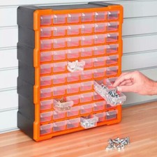 MULTI STORAGE DRAWER CABINET UNIT HOME GARAGE NAIL SCREW CRAFT BITS ORGANISER UK