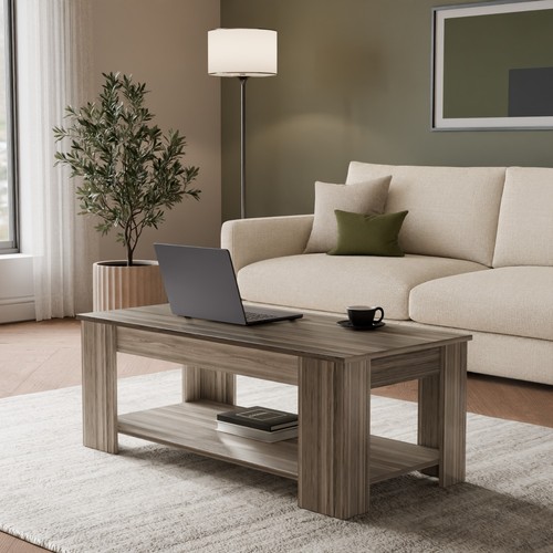 Coffee table storage lift - coffee,