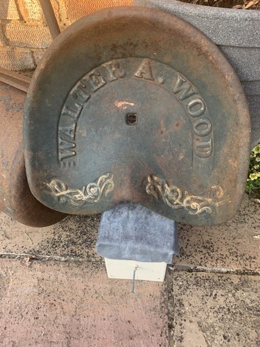 Walter wood tractor seat - wood,