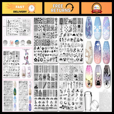 4PCS Nail Stamping Plates Set