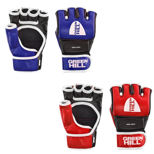 Green hill mma gloves - hill,