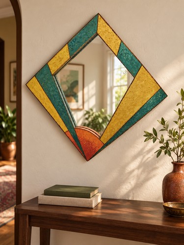 Art deco style geometric - deco, wall