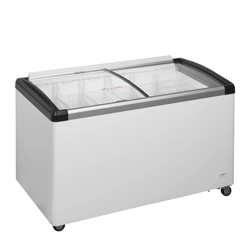 Shop display freezer - display, glass