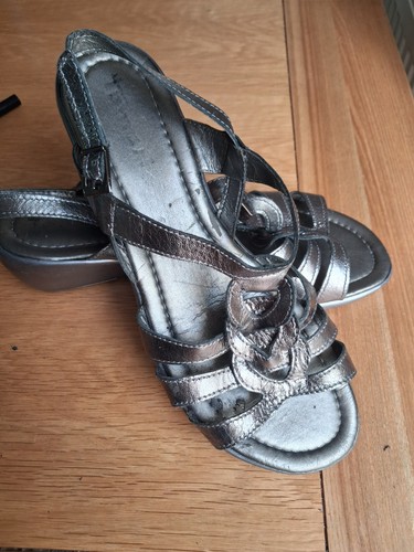 Tamaris pewter strappy - tamaris,