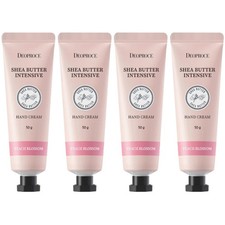 Deoproce Shea Butter Intensive Hand Cream Peach Blossom 50g*4Pcs / FREE SHIPPING