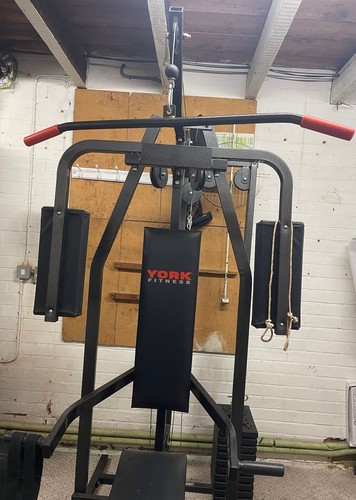 York multi gym bench press - press, lat