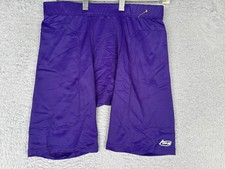 Adams Compression Shorts Mens Medium Purple Football Girdle Base Layer Spandex