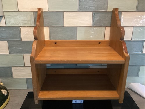 Vintage solid pine - two, shelf