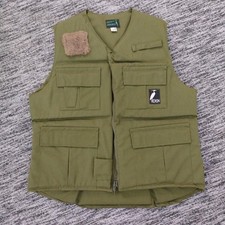 Heron Anglers Buoyancy Fishing Gilet Size Large Green Fly Fishing Wading Jacket