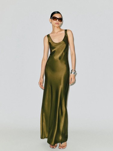 Reformation pamela silk dress - reformation,