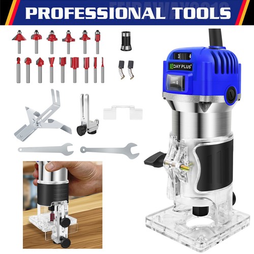 Electric wood trimming routers - electric,