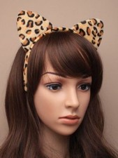 ANIMAL EARS HEADBAND ALICEBAND FANCY DRESS COSTUME UNISEX KID ADULT HALLOWEEN UK