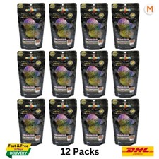 Okiko Platinum Flowerhorn Cichlid Fish Head M Pellets 12 of 100g