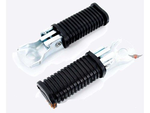 Footrests 100mm 37mm black for