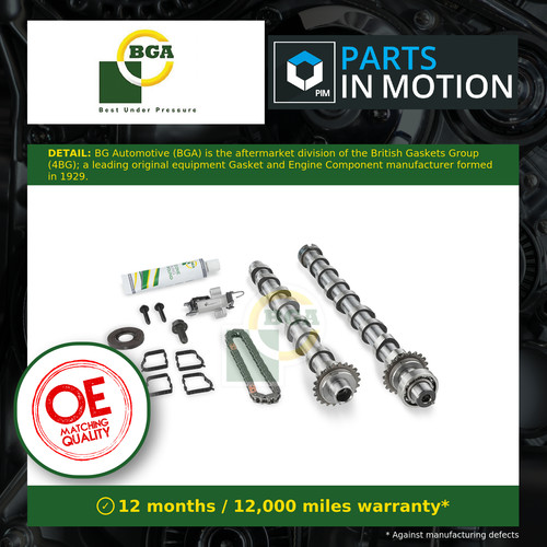 Camshaft kit fits vauxhall - kit,