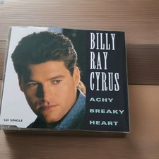 💿 Billy Ray Cyrus - Achy Breaky Heart CD Single 1992 VERY GOOD CONDITION UK 