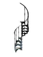 Salvaged Decorative Cast Iron Black Spiral Staircase - Outdoor/Indoor - UKAA