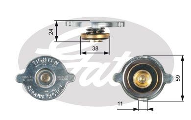 Gates radiator cap for ford - radiator,